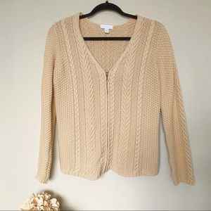 Charter Club Zip-Up Cardigan